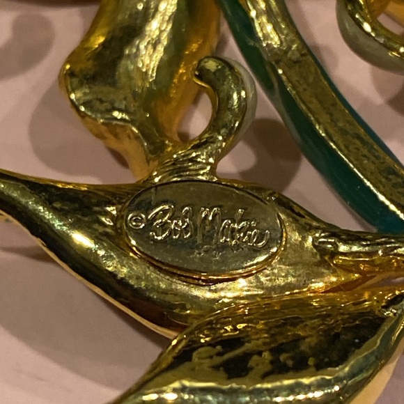 Bob Mackie Tiger Lily Brooch. Lots of Beautiful Enameling. - Picture 6 of 8